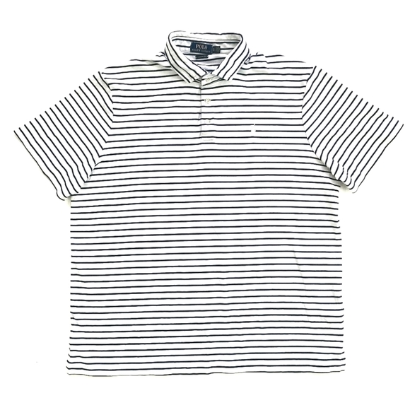 Polo Ralph Lauren Other - 3/$20 Polo Ralph Lauren White Striped Polo Shirt